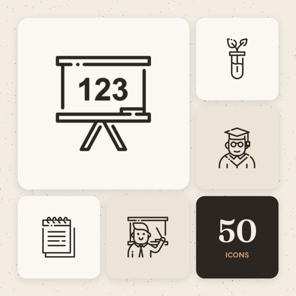 Academy Outline Icons cover