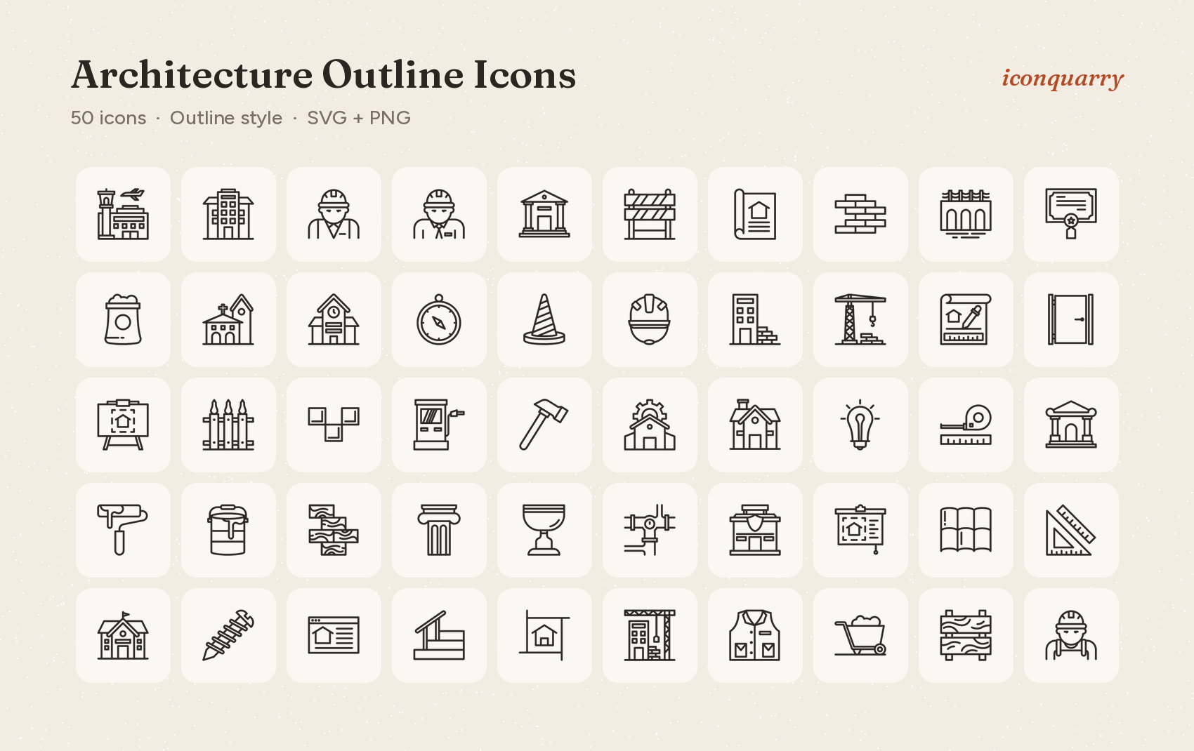 All icons in Architecture Outline Icons