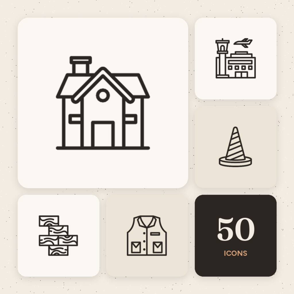 Architecture Outline Icons cover