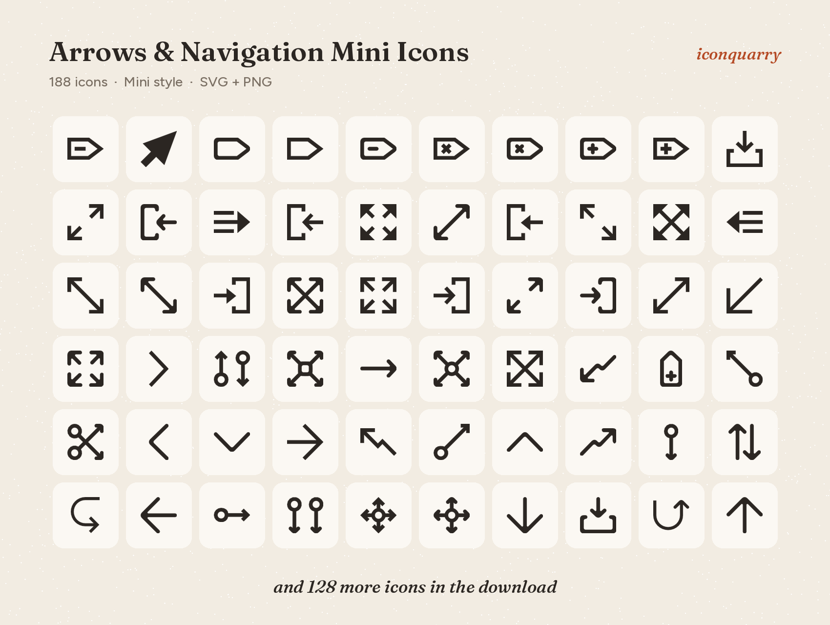 All icons in Arrows & Navigation Mini Icons