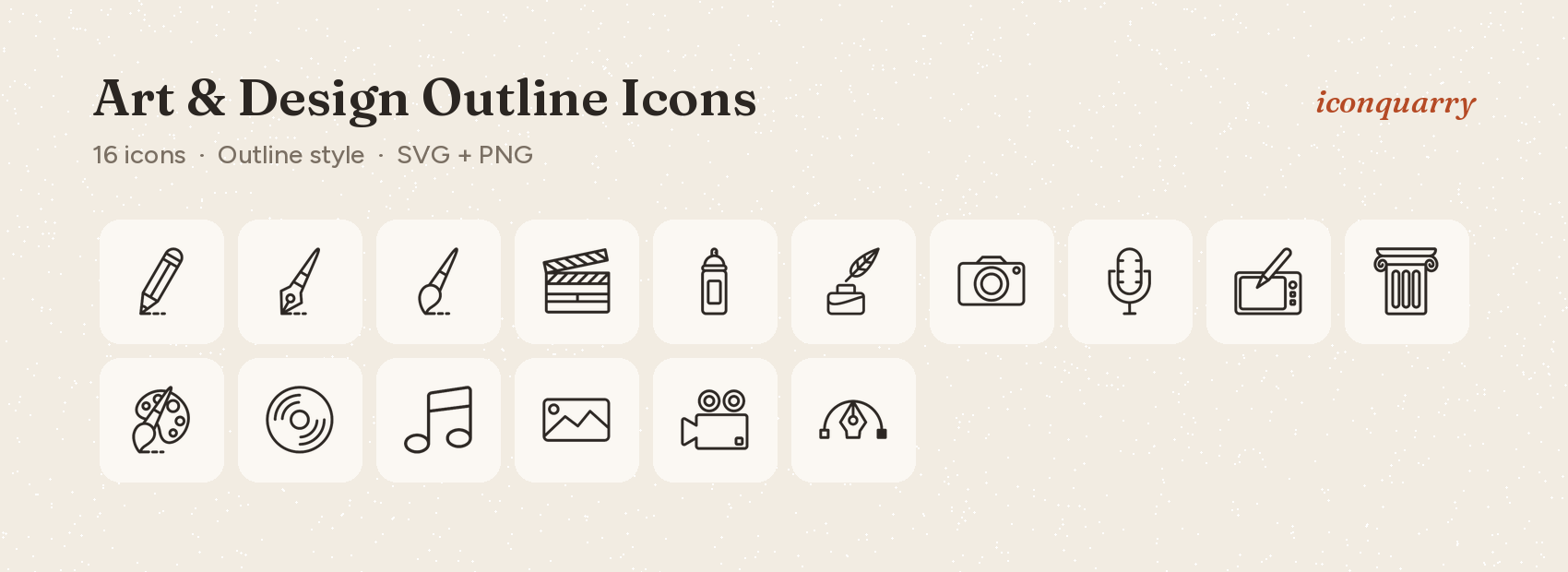 All icons in Art & Design Outline Icons