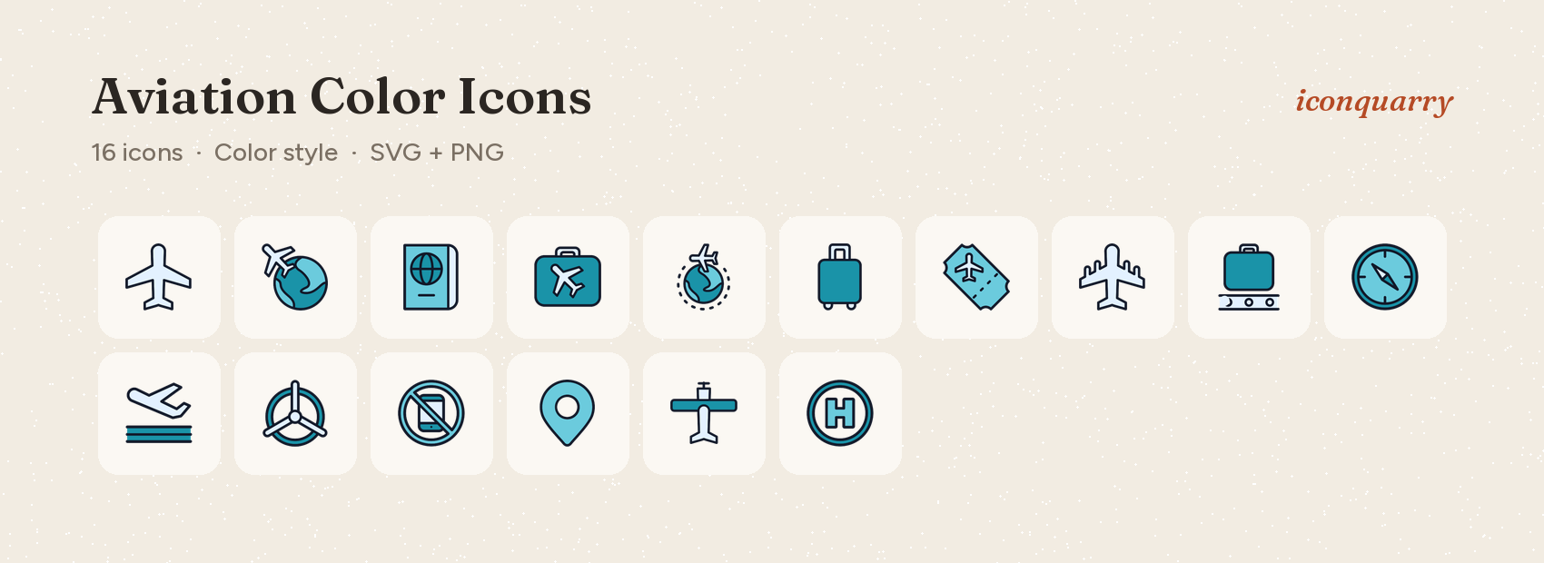 All icons in Aviation Color Icons