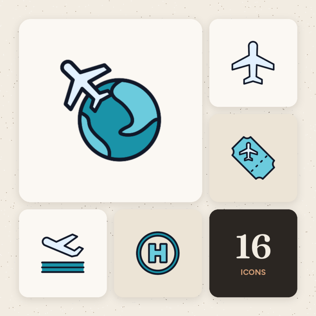 Aviation Color Icons cover