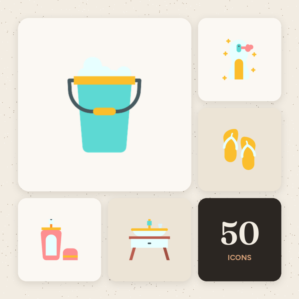 Bathroom Color Icons cover