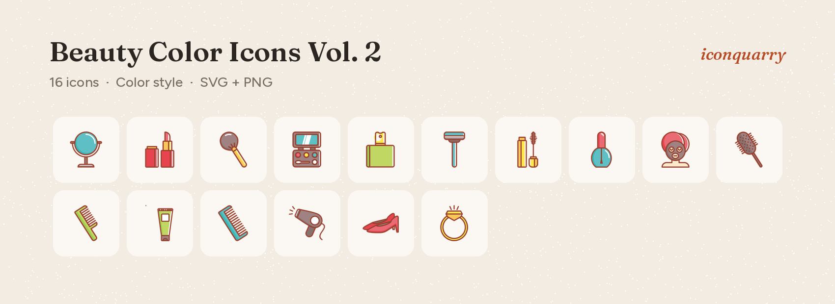 All icons in Beauty Color Icons Vol. 2