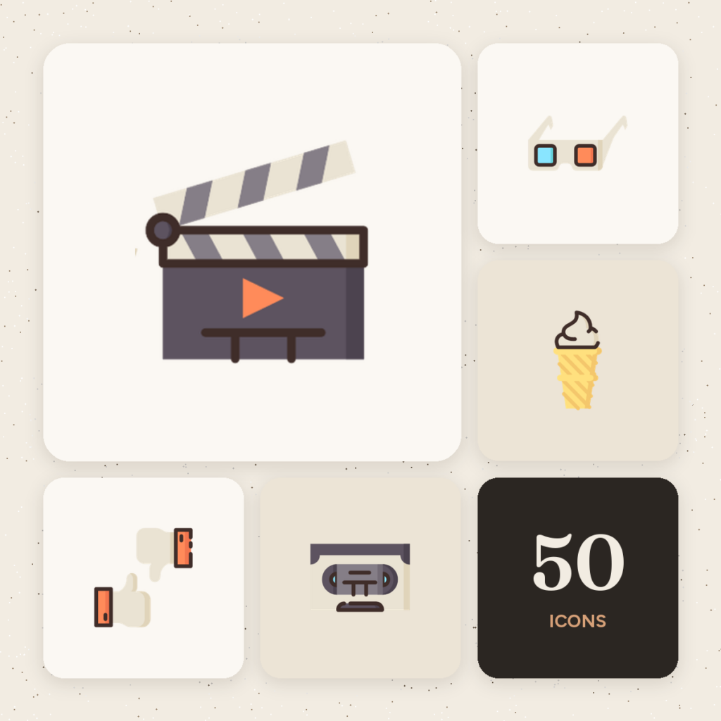 Cinema Color Icons cover
