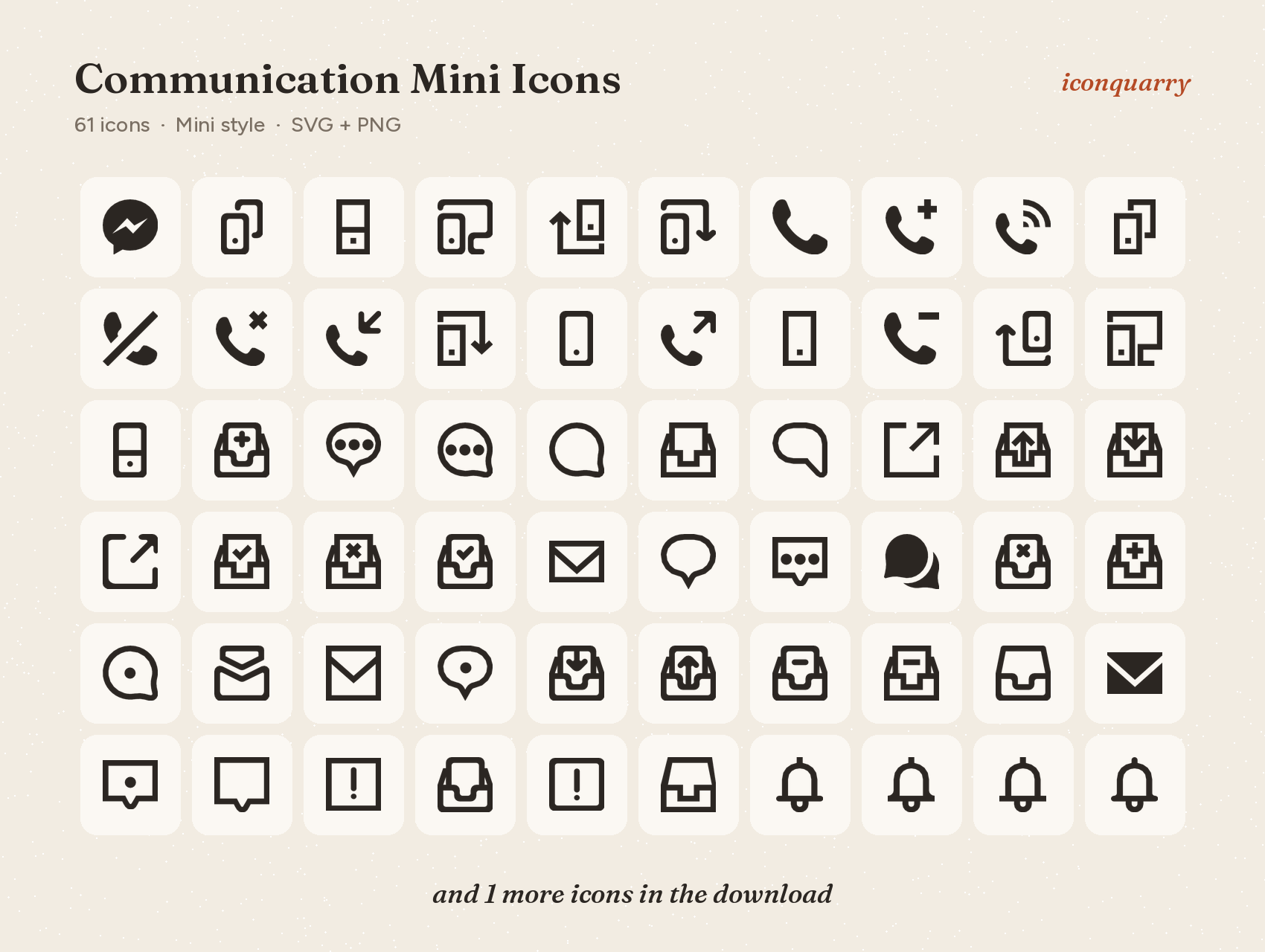 All icons in Communication Mini Icons