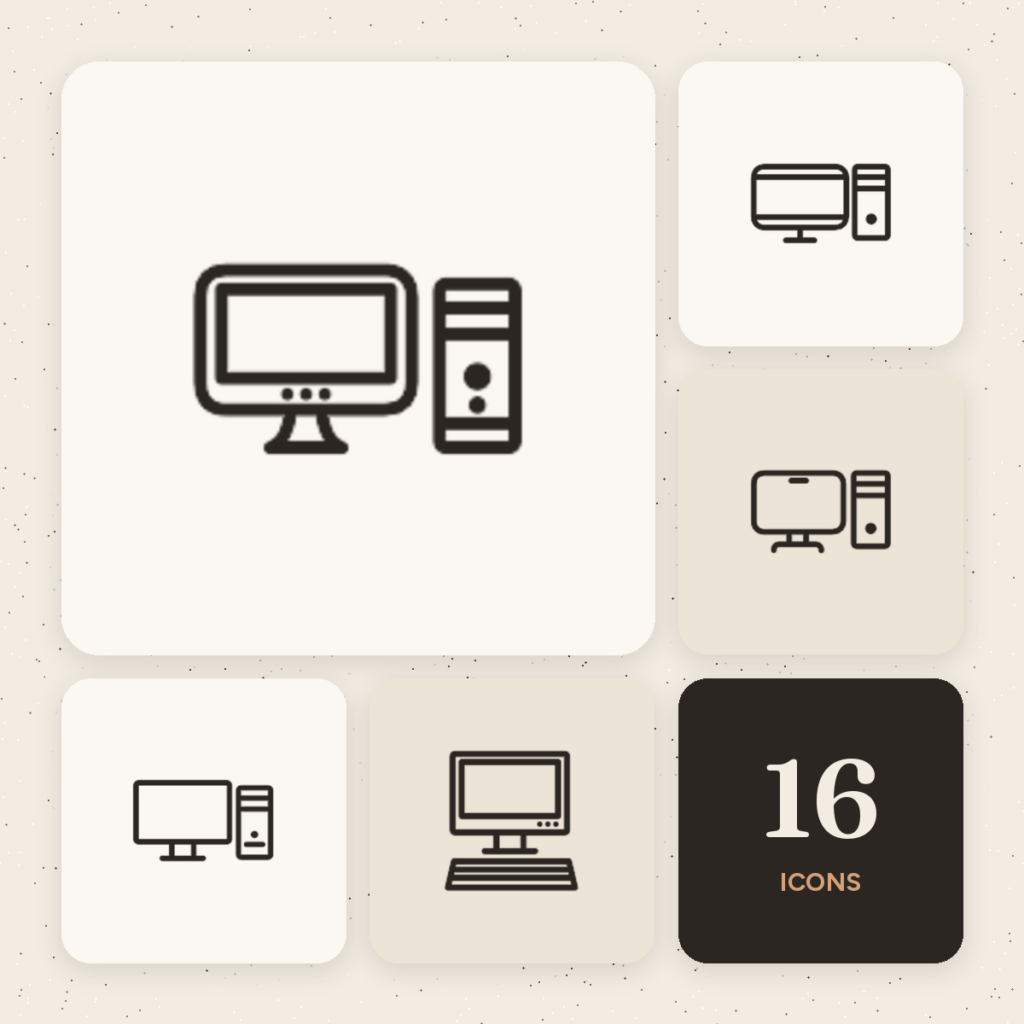 Computers Outline Icons Vol. 2 cover