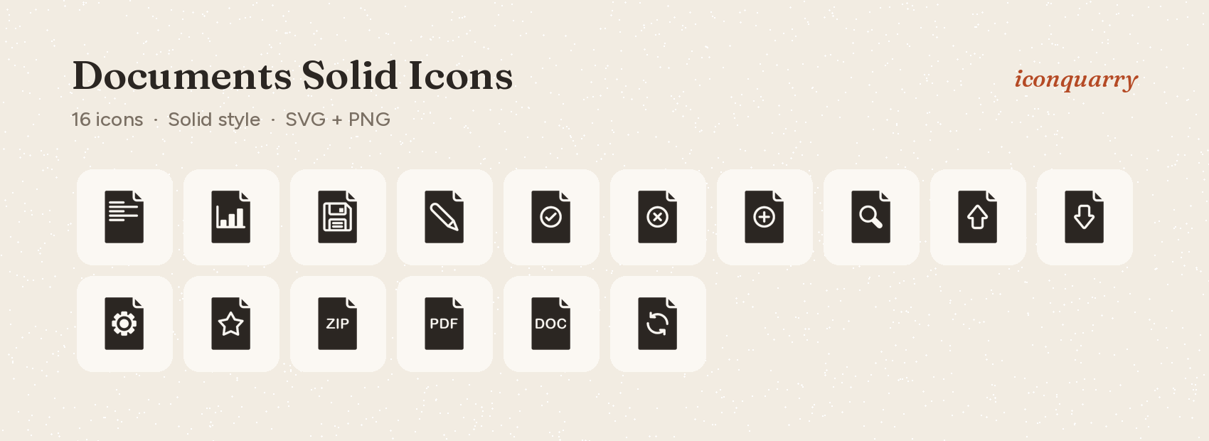 All icons in Documents Solid Icons