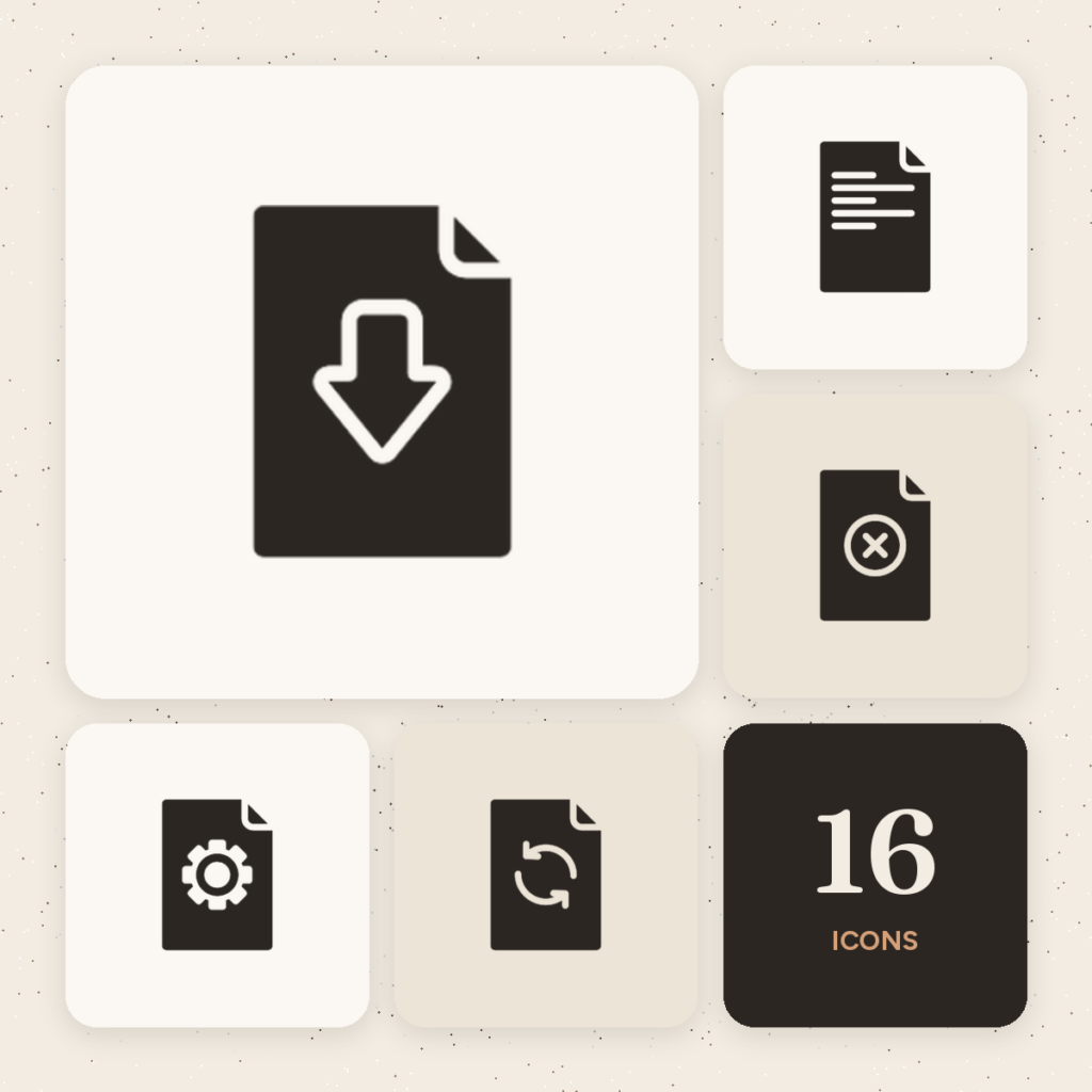 Documents Solid Icons cover