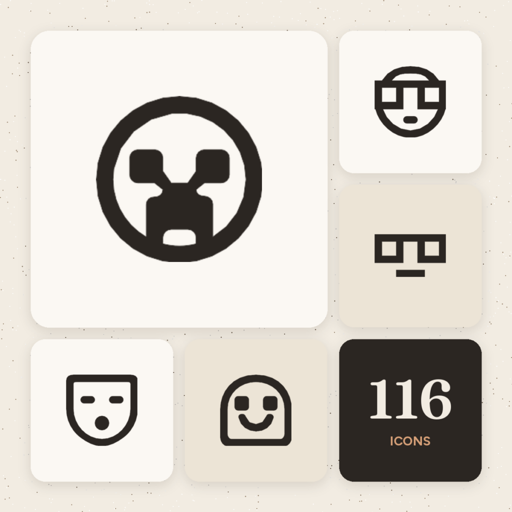 Faces & People Mini Icons Vol. 1 cover