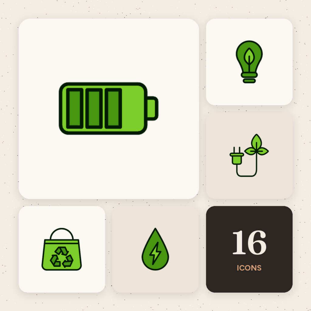 Green Energy Color Icons Vol. 2 cover