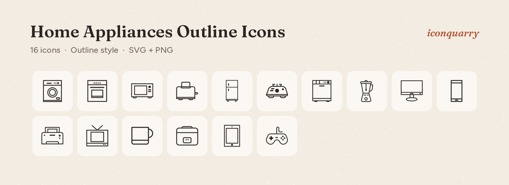 All icons in Home Appliances Outline Icons