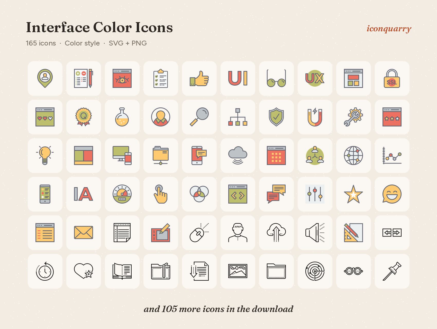 All icons in Interface Color Icons