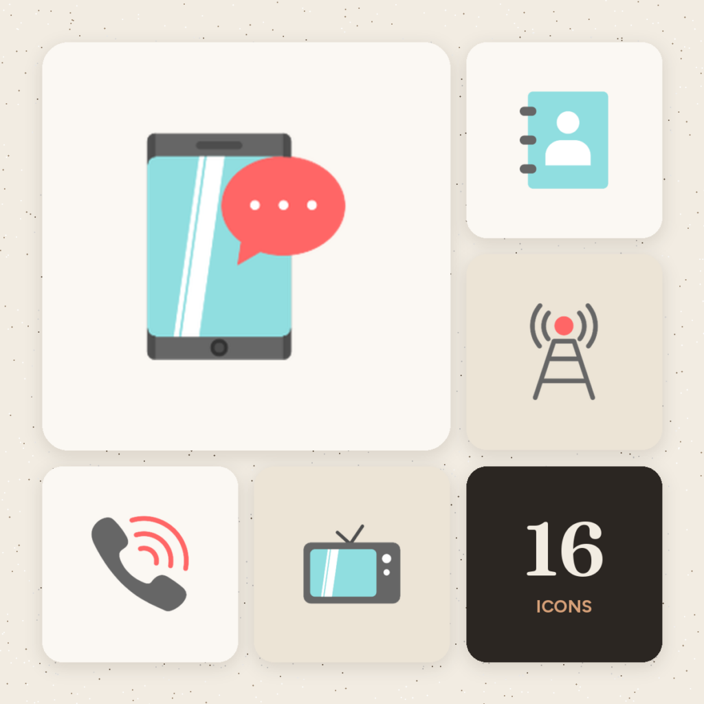 Messaging & Contact Color Icons cover