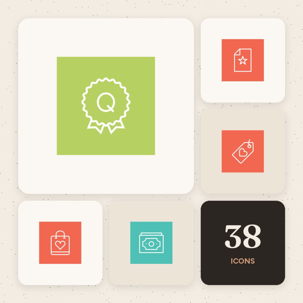 Online Store Color Icons cover