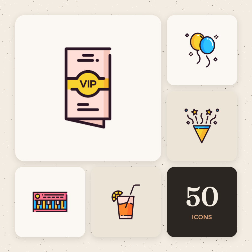 Party Color Icons cover
