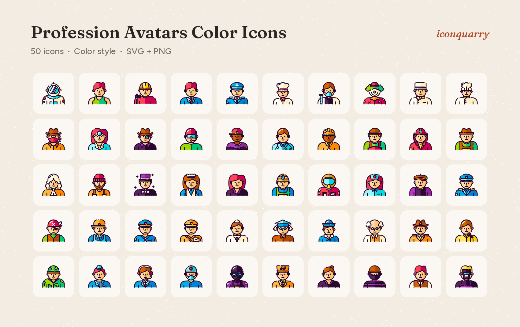 All icons in Profession Avatars Color Icons
