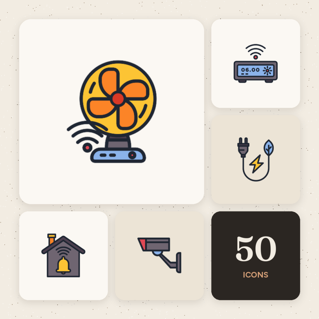 Smart Home Color Icons cover