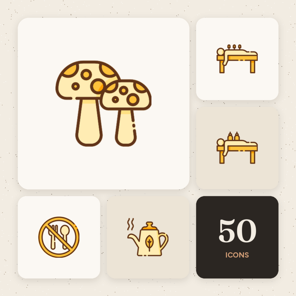 Spa & Therapy Color Icons cover