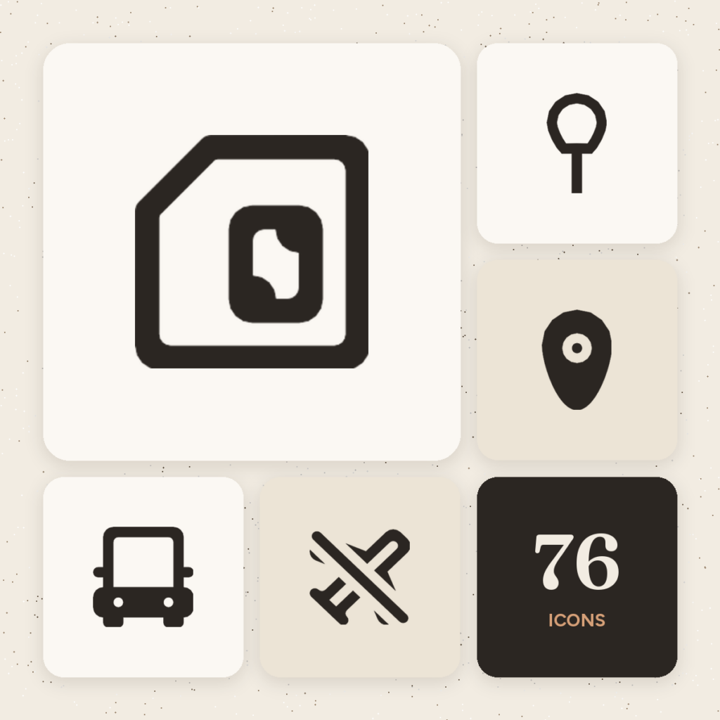 Travel & Maps Mini Icons cover
